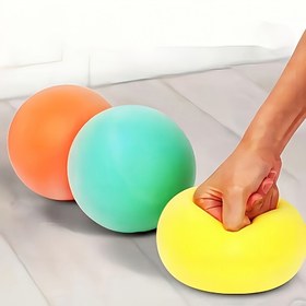Resim Sessiz Sıçrama Sünger Basketbol & Futbol Topu - Çapı 15.24cm, İç Mekan Oyunları & Antrenmanlar İçin Gürültüsüz Eğlence - Halloween, Noel, Şükran Günü İçin Mükemmel Hediye 