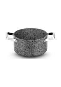 Resim Brioni Stone-age 20 Cm Çizilmez Yanmaz Yapışmaz Indüksiyonlu Derin Tencere Gri 