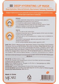 Resim Mjcare Deep Hydrating Lip Mask - Yoğun Nemlendirici Dudak Maskesi 3'lü 