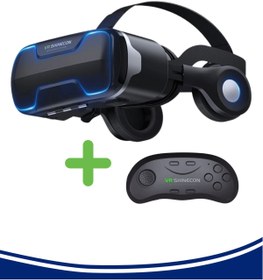 Resim VR Shinecon G02ed 3d Kulaklıklı Sanal Gerçeklik Gözlüğü 4.7-6.6 Inç Akıllı Telefonlarla Panoramik 