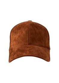Resim Uniquetrenders Unisex Vegan Süet Şapka Kahverengi 