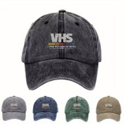 Resim Vintage VHS Beyzbol Şapkası - Retro 80'ler/90'lar Nostaljik Şapka "GELECEK İZDE 