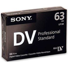 Resim Sony Dvm63Ps Mini Dv Kaset 63 Dk Professional 