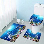Resim Banyo paspasları, Halılar, Baskılı halı, Flanel paspas, Kapı paspası, Mutfak paspası, Yatak odası paspası, Duş odası paspası, Banyo paspas seti, Yeni tasarım halı 