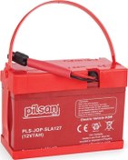 Resim 12 VOLT 7 AMPER AKÜLÜ ARABA AKÜSÜ 12 V 7 A ORJİNAL PİLSAN AKÜ Pilsan