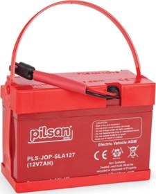 Resim 12 VOLT 7 AMPER AKÜLÜ ARABA AKÜSÜ 12 V 7 A ORJİNAL PİLSAN AKÜ 