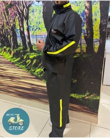 Resim duzcemotostore Motorsiklet Yağmurluk Takımı Kurye Yağmurluk(Su geçirmez garantili) 