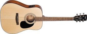 Resim Cort AD810E-OPW Elektro Akustik Gitar - Open Pore (Cort Kılıflı) 