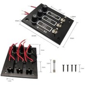 Resim Ebitda 3 Gruplu Sallama Anahtarı Aos3045 Bakalit Paneli, Dc 12v/24v 15a, Otomobillere Uygun Diğer 