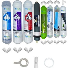 Resim Pemax Water Solutions Kapalı Kasa Su Arıtma Cihaz STD 8'li Platinium Mebran Alkali-Şeffaf Mineral-Detox-Gümüş İyon Tat 