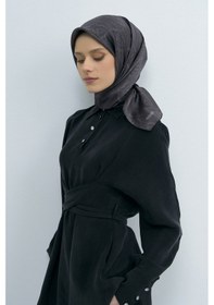 Resim Armine Saf İpek Sura Eşarp-2026 İlkbahar-yaz- 952200d Antrasit 
