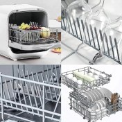 Resim _GRUNDİG-100 Adet Gri | Pas Küf Önleyici Bulaşık Sepet Koruma Çubukları 