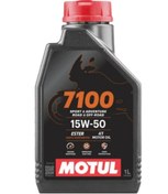 Resim Motul 7100 15W-50 4t Motosiklet Motor Yağı 1 Lt 