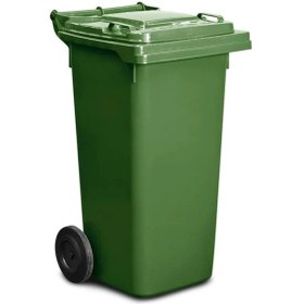 Resim Safell Çöp Konteyneri 240 Lt Isıya Dayanıklı Konteyner Yeşil 