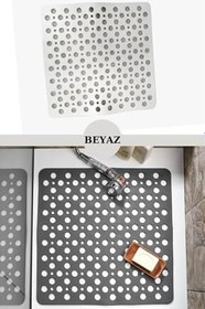 Resim Seahome Kare Vantuzlu Banyo Ve Duş Kaydırmazı, Küvet Içi Duşakabin Kaydırmaz Vantuzlu Banyo Paspası 54X54Cm Isgkvtbkr 