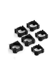 Resim ROBİZ 6 Adet 18650 Pil Tutucu Birleştirici - Spacer Pil Batarya 