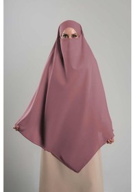 Resim Hürrem Bone Gül Kurusu Pratik Hazır Geçmeli Tesettür Eşarp Krep Bağcıklı Çift Katlı Sufle Hijab 2314 18 Gül Kurusu 