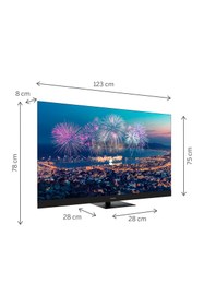 Resim Thomson 55" 139 Ekran + Govee TV Arkası Led Şerit HEDİYELİ 4K Ultra HD QLED Plus Google TV 55QG6C14 