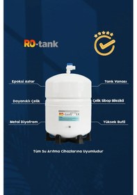 Resim Sulook Su Arıtma Deposu,su Arıtma Tankı 2.8 Galon 10 Litre Metal Tank 