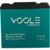 Resim Voole 12 V 24 Ah Elektrikli Bisiklet Aküsü 