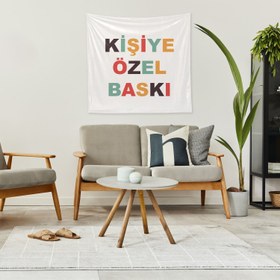 Resim Kişiye Özel Duvar Örtüsü - 90 cm x 90 cm 