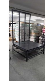 Resim Demirtaş Tartı 150x150 Cm 3 Ton Baskül Sehpalı Yüksek Siperli Baskül Sehpalı Kumaş Baskülü 