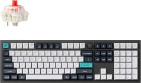 Resim Keychron Q6 Max QMK/VIA Bluetooth Kablosuz USB-C Kablolu Özel Mekanik Klavye 