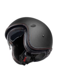 Resim Premier Vintage Platinum Edition Kask Mat Siyah - Turuncu 