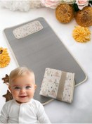 Resim STOREMAX Fulia Elegance Bebek Alt Açma Örtüsü Minderi, Alt Değiştirme Minderi, Süngerli Ped, Aktivite Örtüsü, 