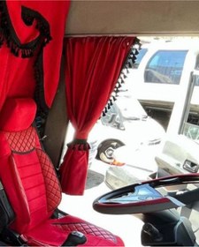 Resim VIPTIRSHOP KADİFE TIR ÖN CAM KAPATMA PERDESİ (UYKU PERDESİ) 