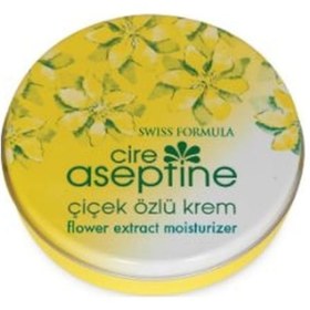 Resim Cire Aseptine Çiçek Özlü Teneke Kutu Krem 150 ML 