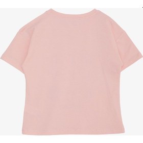 Resim Breeze Kız Çocuk Tişört Crop Slogan Temalı Çiçek Baskılı 9-14 Yaş, Pembe-pembe Pembe 