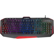 Resim Rampage KB-RX7 ALPOR PRO Sese Duyarlı RGB Aydınlatmalı Q Gaming Oyuncu Klavyesi 