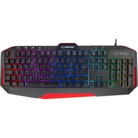 Resim Rampage KB-RX7 ALPOR PRO Sese Duyarlı RGB Aydınlatmalı Q Gaming Oyuncu Klavyesi 