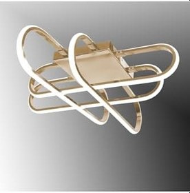 Resim TT AYDINLATMA TT338-FSR-SARIIŞIK TT Aydınlatma Kasef Model (SARI IŞIK) Fransız Sarı Kaplama Led Avize ROSEGOLD 30 x 60 