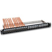 Resim ODS 1U 24port Cat6 Utp Modüler Boş Patch Pan l ODS-PMDLR 