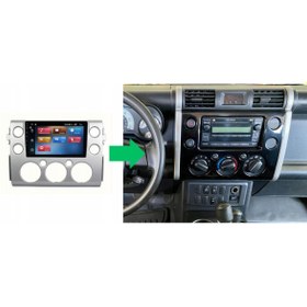 Resim Blueway Toyota Fj Cruiser Araç Multimedya Android Ekran Carplay Double Teyp 4+64 9" 07-08 Silver 