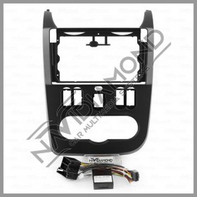 Resim NAVIDIAMOND DACIA LOGAN SİYAH 2011-2012 ANDROİD TEYP ÇERÇEVE (9 INCH) - SOKET - CANBUS 