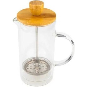 Resim Azir Çift Cidarlı French Press 350ml Şeffaf 