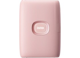 Resim Instax Mini Link 2 Toz Pembe Akıllı Telefon Yazıcısı ve Çantalı Hediye Seti 1 