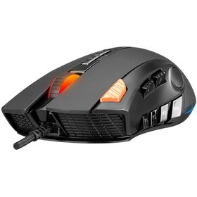 Resim biogame Bm-g7 Gıant Rgb Makrolu Oyuncu Mouse 10.000-dpi-12 Tuşlu Ağırlıklı 2x Tuş Drag Click 