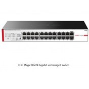 Resim H3C Magic BS224, 24 Port, GigaBit, 2 Port GigaBit Uplink, Metal Kasa, Yönetilemez, Rack Mount Switch 