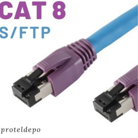 Resim Irenis CAT8 Kablo S/FTP LSZH Ethernet Network LAN Ağ Kablosu 10 M 