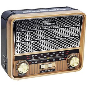 Resim Everton Rt-314 Bluetooth Fm-Usb-Tf-Aux Şarjlı Nostaljik Radyo 