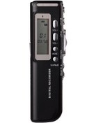 Resim Hombey 8gb Siyah Dijital Ses Kaydedici - Lcd Ekranlı, 192kbps Kaliteli Kayıt, Konferans/ders İçin, Mp3 Çalar, Ses Aktive Edici Fonksiyon 