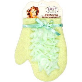 Resim Bodysecret Lifli Banyo Eldiveni Yeşil 