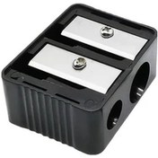 Resim Fochsia Seyahat Gereçleri Iki Delikli Havalandırmalı Kalemtraş Taşınabilir Manuel Kırpık Kutusu 