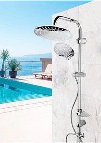Resim Ufo Europe Lüks Robot Yağmurlama Tepe Duş Seti Çok renkli 