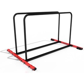 Resim Prodips Paralel Bar Dips Çalışma Istasyonu Red Black Büyük Model 