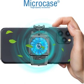 Resim Microcase 4.7 - 6.5 Inç Telefonlar Için Ledli Soğutucu Fan 300 Mah Pil 4500 Rpm - Al2657 